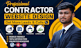 design a professional roofing, hvac, plumbing  website