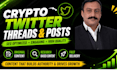 write SEO crypto twitter threads and posts that drive growth