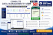 build custom offline web app data management reports export