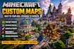 build a custom minecraft map with terrain, structures, and gameplay design