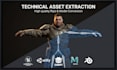 rip 3d model and extract 3d assets characters from games or web, convert model