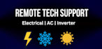 troubleshoot electrical, ac and inverter faults remotely