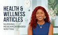 write nursing and medical health articles