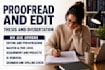 edit and proofread your phd thesis, dissertation, or journal papers