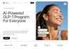 build a glp weight loss app website
