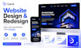 do carrd website design, redesign carrd website and carrd landing page