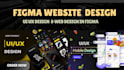 do figma website, figma design website, website ui ux, mockup, figma design