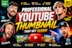 create a clickbait youtube thumbnail that maximizes your views