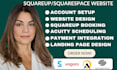 design e restyling sito web squarespace squareup negozio online squarespace