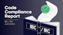 write code compliance report for permit approval ibc irc