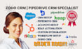 setup and automate pipedrive CRM salesforce dynamics 365 keap zoho CRM workflows