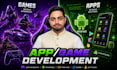 do game development and app development for you in unity or android studio