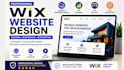 build wix website design, redesign wix website, wix business website, wix design
