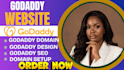 design redesign godaddy website domain setup godaddy seo optimization