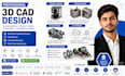do 3d cad design, tooling design, product design, 2d drawing, for manufacturing