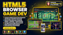 develop a professional HTML5 browser game using  javascript and webgl