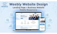 design, redesign weebly website mobile responsive landing page weebly website