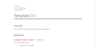 edit and improve your CV resume or cover letter