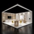 model 3d luxury booth design for premium exhibition experiences