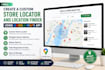 create a custom store locator and location finder using google maps API
