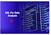 do sql data analysis, write queries and provide insights