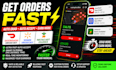 develop doordash bot, instacart grabber, walmart spark driver to get orders fast