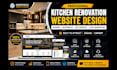 create professional kitchen remodeling and renovation wordpress website for lead