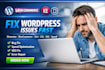 fix wordpress issues, woocommerce, elementor, divi, CSS bugs, SEO, speed optimiz