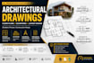 create architectural and contruction drawing, house plan  layout, floor plans
