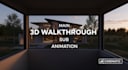 create 3d walkthrough animation for your building