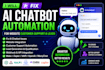 build an ai chatbot for website customer support and lead generation using gpt4