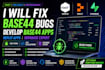 fix base44 bugs, develop base44 apps, replit apps, supabase expert, lovable apps