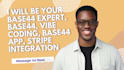 be your base44 expert, base44, vibe coding, base44 app, stripe integration