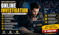 do online investigation, background check, skip tracing, and digital