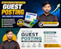 provide high quality guest post on high da websites