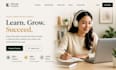 design squarespace online course website elearning course membership website
