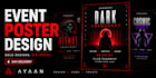 design bold event posters and dj flyers
