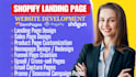 do shopify theme development, product sales page with gempages shogun pagefly
