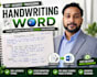 convert messy handwriting to word