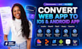 convert lovable base44 replit website webapp to ios android app despia capacitor