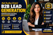 do b2b lead generation, email list building and data enrichment