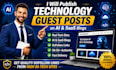 publish technology guest posts on ai and saas blogs