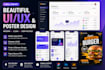 create modern UI UX design, website UI, mobile app UI and posters