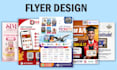 design professional flyer, brochure, company profile