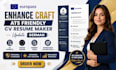 create europass enhance craft ats friendly cv resume maker update german write