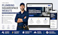 build plumbing squarespace website roofing contractor electrician website