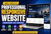 create a responsive website using HTML CSS javascript