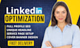 create optimize linkedin profile rewrite craft ats friendly resume writing