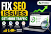 do SEO audit and fix technical and on page issues