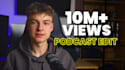 do professional podcast video editing with engaging captions